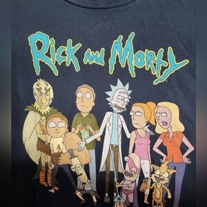 Rick and Morty Black T-Shirt